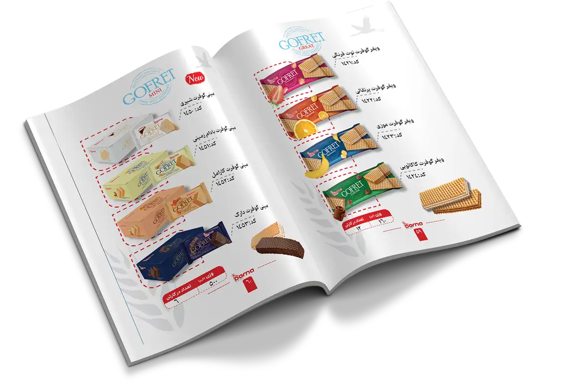 کاتالوگ محصولات درنا